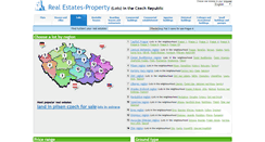 Desktop Screenshot of land.real-estates.cz