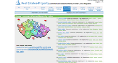 Desktop Screenshot of commercial-establishment.real-estates.cz