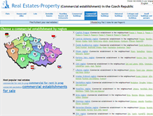 Tablet Screenshot of commercial-establishment.real-estates.cz